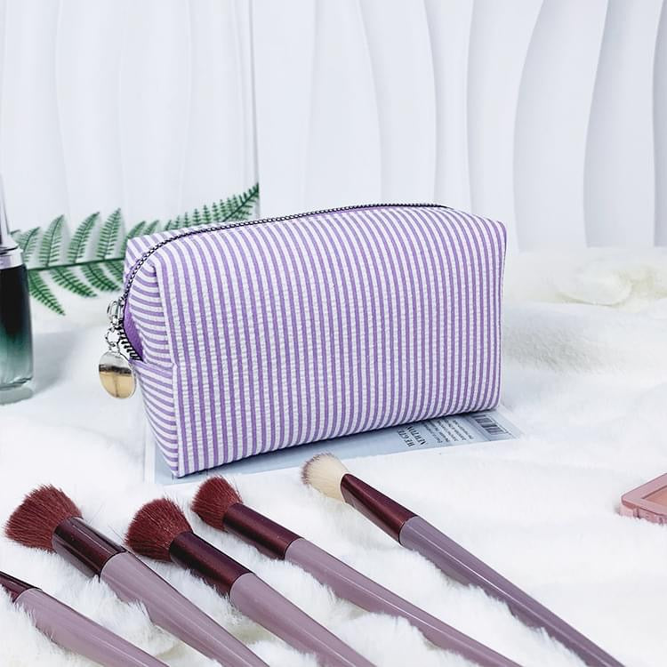 Seersucker Makeup Bag