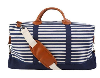 Striped Weekender Tote