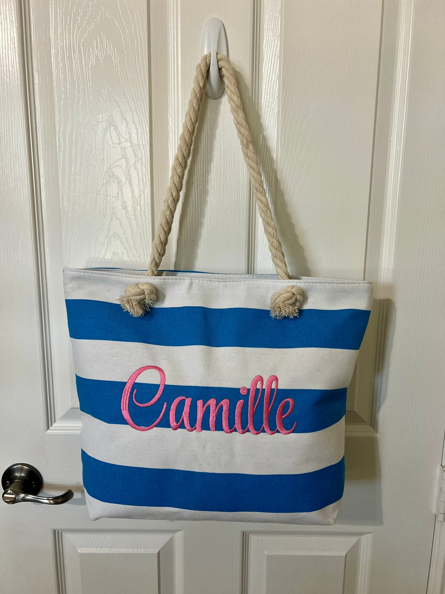 Striped Tote