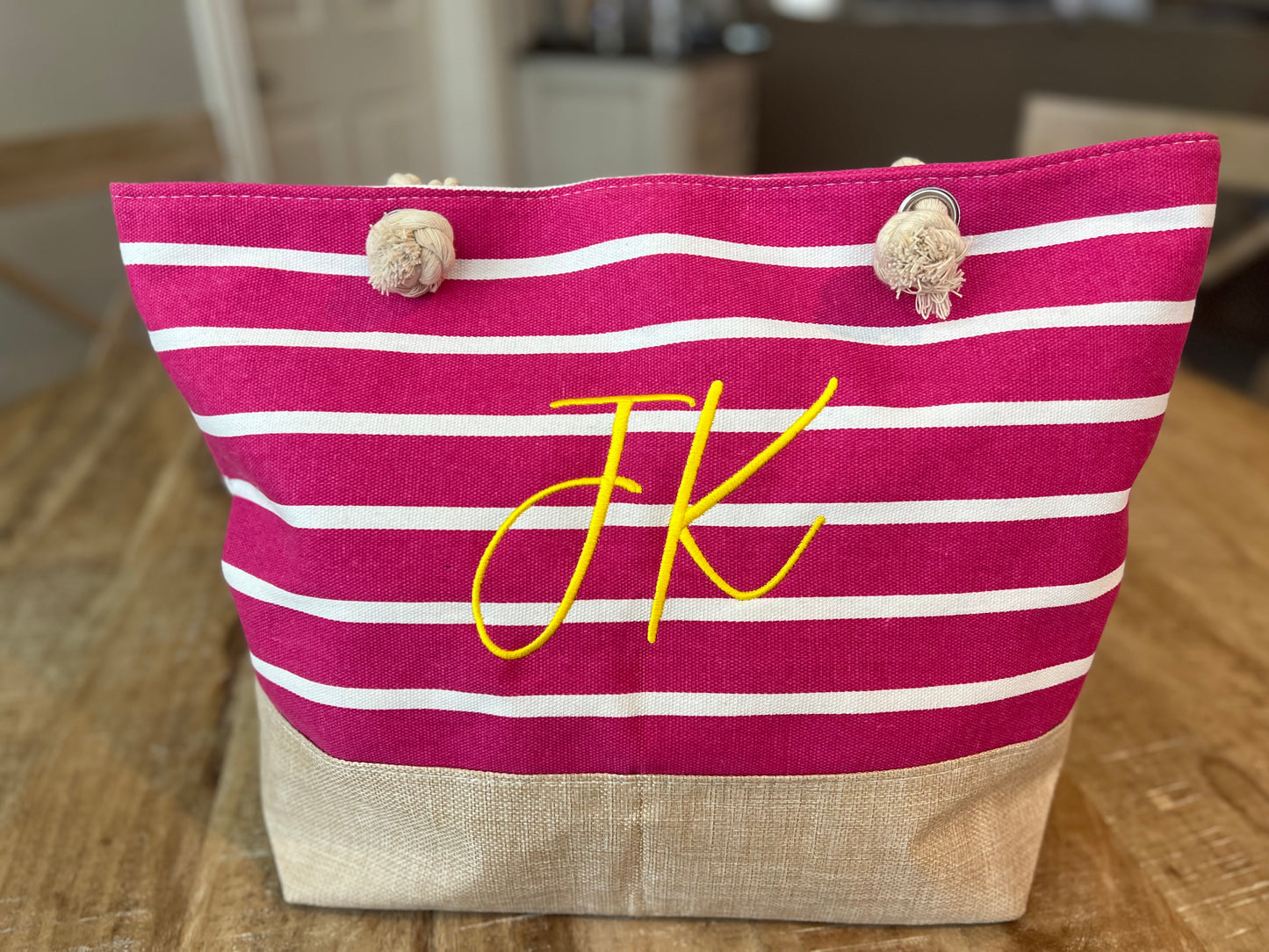Striped Tote